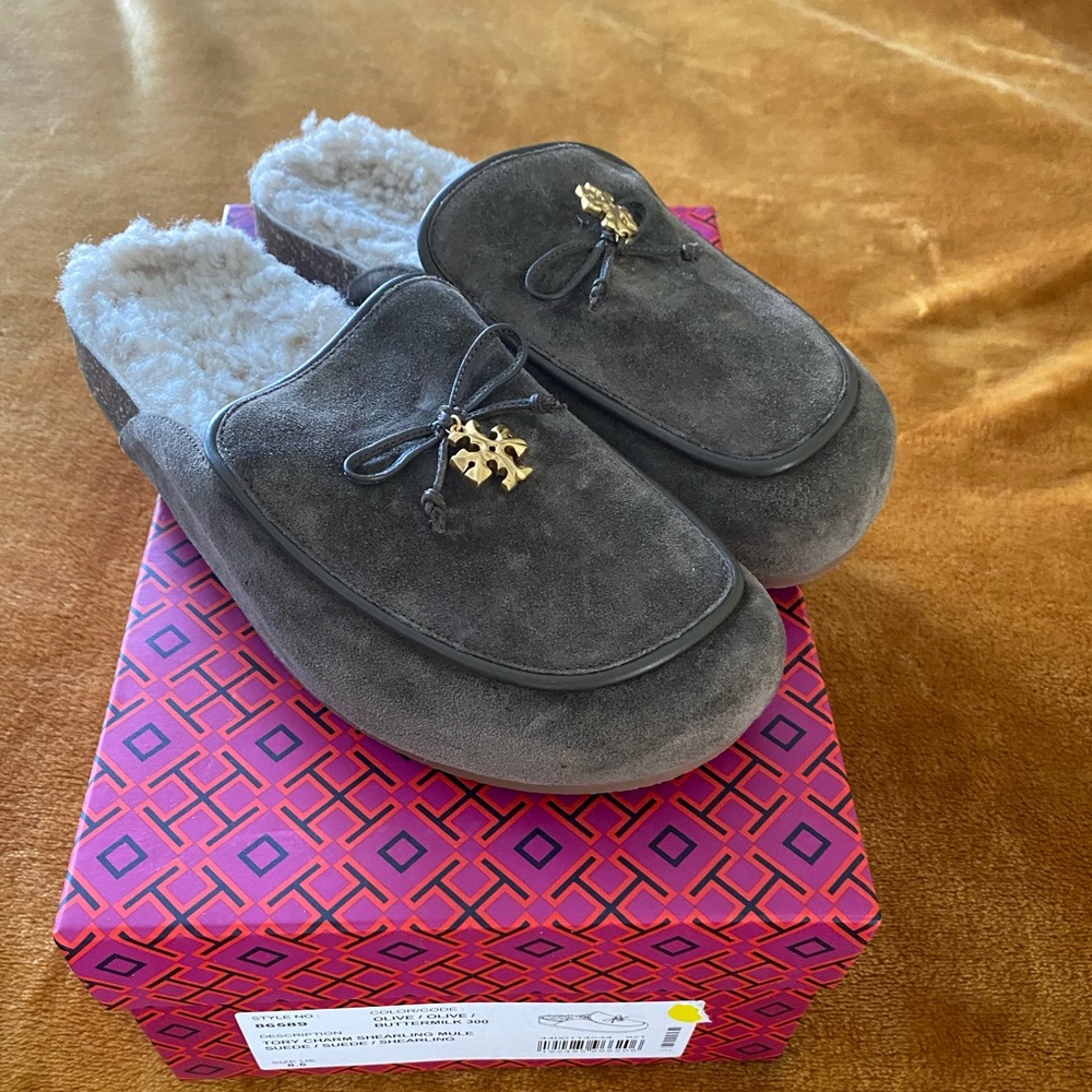 Tory Burch Shearling Mule